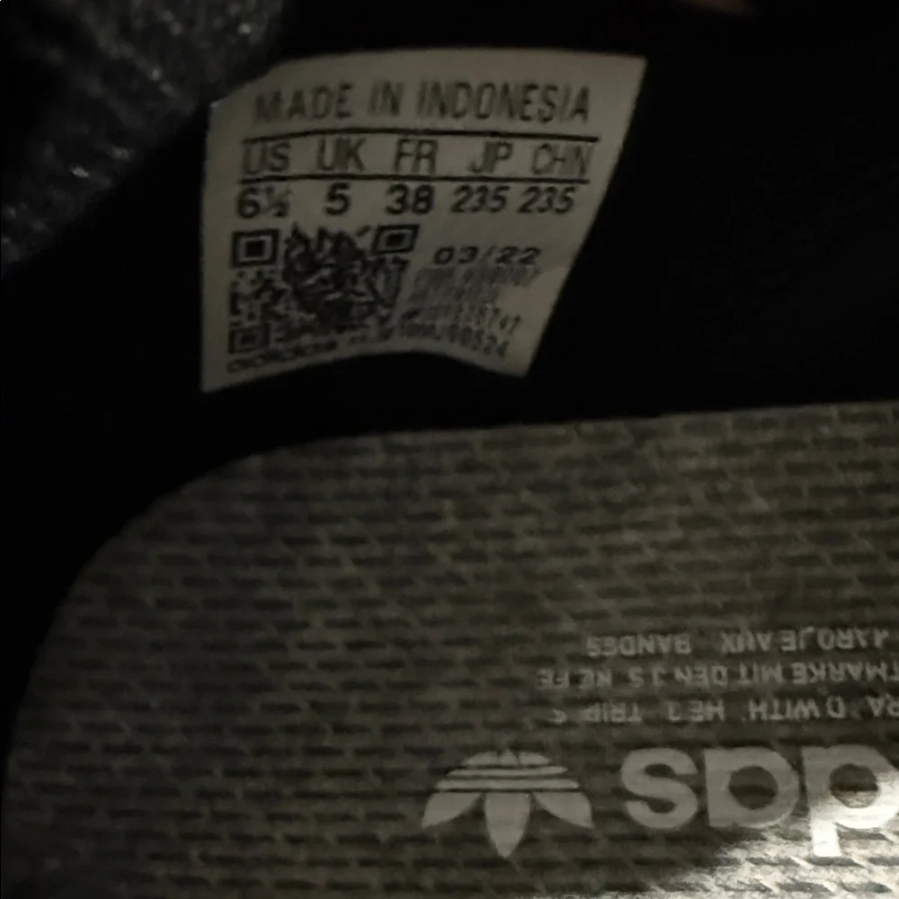 Adidas Women's Black Knit Sneakers - Picture 4 of 5
